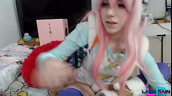 Preview 1 of Bipi Xxx Full Secs - Super Sonico Fucks Herself With a Dildo On Cam