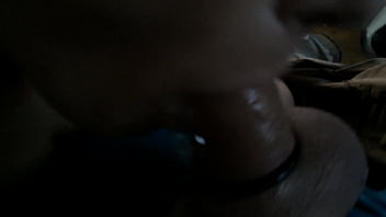 Preview 4 of Pakistani Saxey Videos - Dani Blowing Bubbles on Seth&#039_s cock