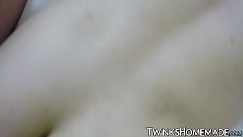 Preview 3 of Black Sxx Vedio - Lusty twink makes bareback homemade video with his lover