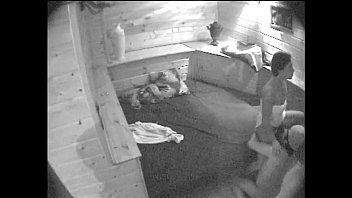 Preview 1 of Group Rape Car Sex - hidden russian very sexy wife with husband in sauna  Beautiful couple  russian