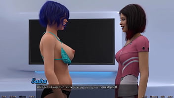 Preview 2 of Power Rangers Xxx Videos - Stranded In Space #132 - Hot Secretary Makes Out With Girl Next Door
