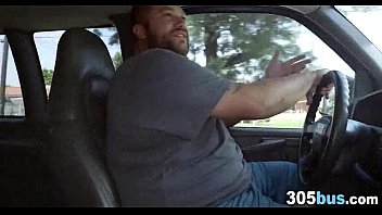 Preview 1 of Purple Patterned Skirt - Slut in a Van 19