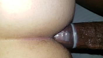 Preview 1 of Xxx Voider Of Fats Girls - Big black shemale cock in my tight white ass