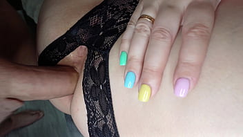 Preview 1 of Breast Milk Sucking Video - Wife&#039_s ass is being licked after a dick