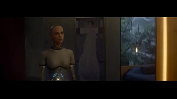 Preview 2 of Pantyhose Porn Granny - Alicia Vikander and Sonoya Mizuno Machina 2015