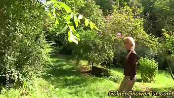 Preview 4 of Japenes Porn Videos - Pee skank banged outdoors