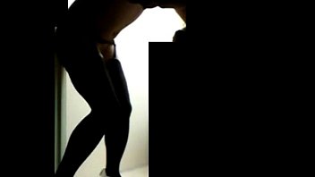 Preview 2 of Sex Videos Hd Kuliyall Australia - sissy CD ass fuck dildo standing up cumshot
