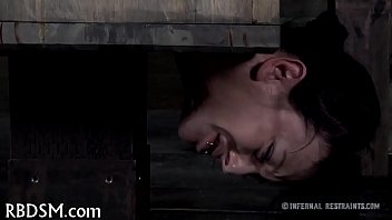 Preview 2 of Dog Sex Girl Video - Boxed up hotty is  t.