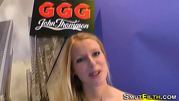 Preview 2 of Brandi Gann - Vag rubbing slut bukkake