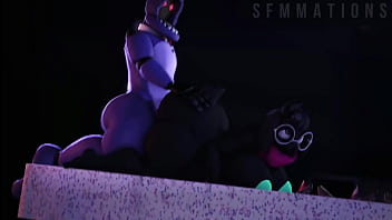 Preview 3 of Pro Six Videohd - FNAF 2 A whithered bonnie le gustan las perras negras y modernas