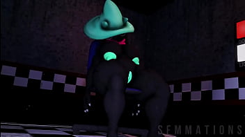 Preview 1 of Pro Six Videohd - FNAF 2 A whithered bonnie le gustan las perras negras y modernas