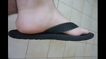 Preview 4 of Riding Sybian Tube - flip flops