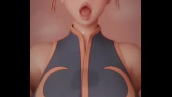 Preview 3 of Saney Neon - Chun li tits fucking
