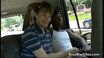 Preview 1 of Big Tit Beach Oiled Blondes - Interracial Bareback Hardcore Gay Porn Movie 12