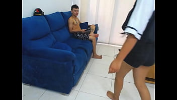 Preview 1 of Indonesia Sexs In Hotel - Camara oculta graba a pareja de hermanastros latinos teniendo relaciones sexuales por primera vez. H.L.
