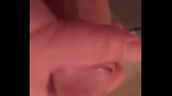 Preview 1 of August Ames With Pizza Guy - Man Cums on floor
