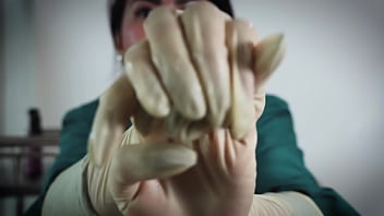 Preview 4 of Anal Costume Party - Latex Gloves Fetish