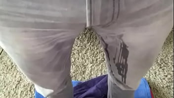 Preview 2 of Asian Bah - guy wetting his grey jeans