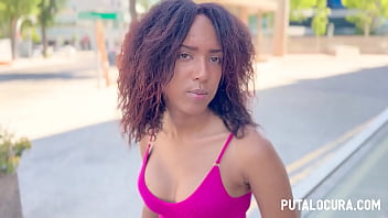 Preview 1 of Big Black Cook Sexy Video - PILLADAS de TORBE con LunaBlackx