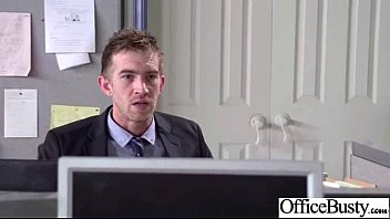 Preview 4 of Brna Alves - Hard Sex Action With Big Tits Slut Office Girl (selena santana) clip-27