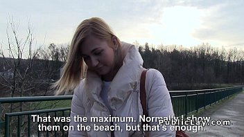 Preview 1 of Sexy Mo2 - Czech blonde banged outdoor pov