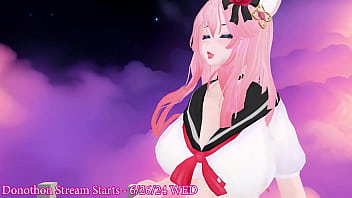 Preview 1 of Girls Dream Xnxx - VR Foxgirl gives a Special Announcement!