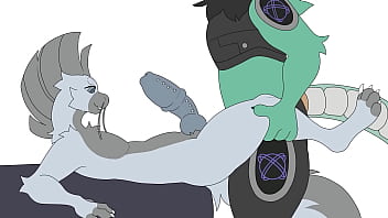 Preview 2 of Data And Demid - furry gay fest
