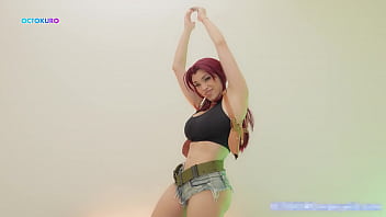 Preview 2 of Hot Orgasme Petite - Revy got a boat in her black lagoon