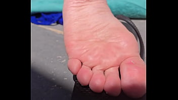 Preview 3 of Korea Forced Sex - Sunbathing Naked (Feet Angle)