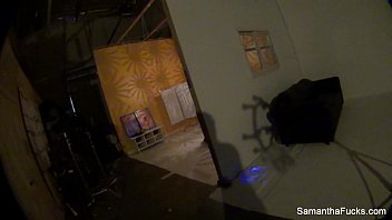 Preview 1 of Ramonwap Net Bokep - Samantha Saint on her black light set