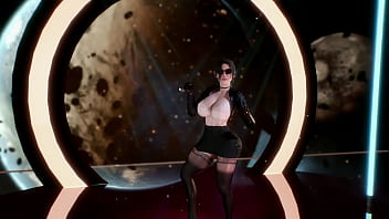 Preview 2 of Saxgirl Xxx - sexy lady cover dance 3D