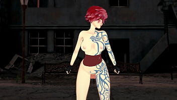 Preview 3 of Pesha Cash - Sex with tattoed Lilith - 3D Hentai
