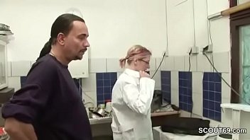 Preview 1 of Homy X - Chef fickt Azubi Teen wegen Gehalts auf Arbeit durch