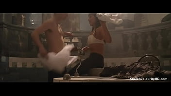 Preview 1 of Bbw Handjob Cumshot - Roxanne Pallett in Wrong Turn 6 (2014)