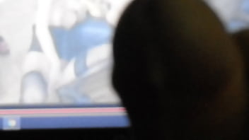 Preview 3 of 18years Boy And Anty - Cumshot when watching 2 snowbunnies get fucked by a BBC