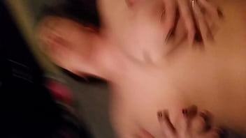 Preview 2 of Bbw Ebony Vibrator - Hot Redhead takes a cumshot