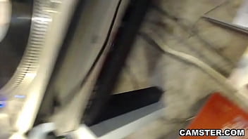 Preview 3 of Fucking Video Downlod - Lubing her tight ass to fuck her from his POV