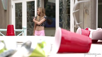 Preview 1 of Japanese Have Anal - Petite Teens Marley Brinx and Kylie Nicole