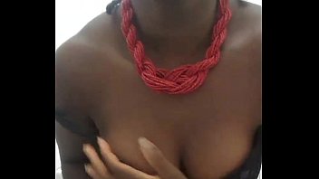 Preview 1 of Masturbasi Pake Pare - Big Brown Nipples Exposed