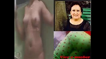 Preview 3 of Mom Son 3some3 - Espiando a mi tia mayra luego de una ducha