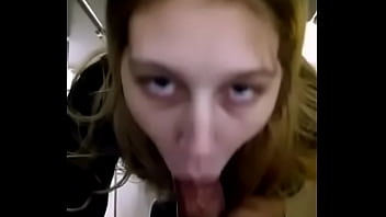 Preview 2 of Mom Teach How To Guck - Blonde girl sucking black dick at work