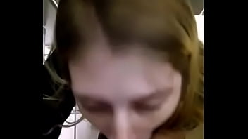 Preview 4 of Mom Teach How To Guck - Blonde girl sucking black dick at work