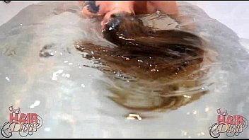 Preview 2 of Serena Blair Vs Madison Youthful - longhaired blonde milf dunking head in water