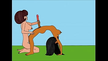 Preview 2 of Teen With Danny D - Animated Shemale Contortion Orgasm