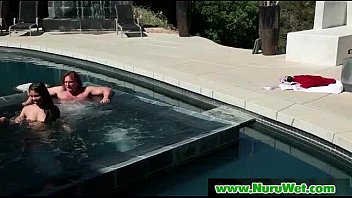 Preview 3 of Sleeping German Online Jav - Slippery Massage With Nuru Gel Sex Video 19