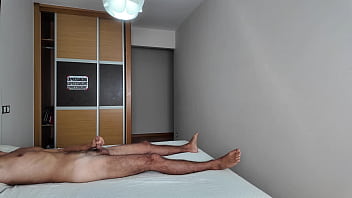Preview 1 of Smll Boy First - I Jerk off in Front of the Cleaning Lady at the Hotel