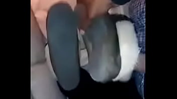 Preview 2 of Sanni Liyon Ko Six Movis - Ty&#039_s nylon slippers/feet fuck pt.1