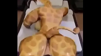 Preview 1 of Ava Devine Bound And Fucked - Giraffe Fart Fucked in Bed from Behind (Fart edit by Wceen)