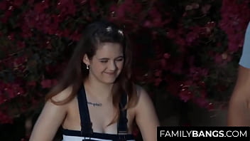 Preview 1 of Forsed Juli - FamilyBangs.com ⭐ Sultry Girl Got her Best Friend&#039_s Dad Attention,  Devon Green,  Ramon Nomar