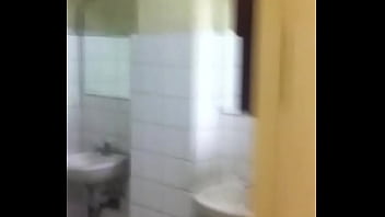 Preview 1 of Nude Okul Yurdu - Jerkand cum on university restroom
